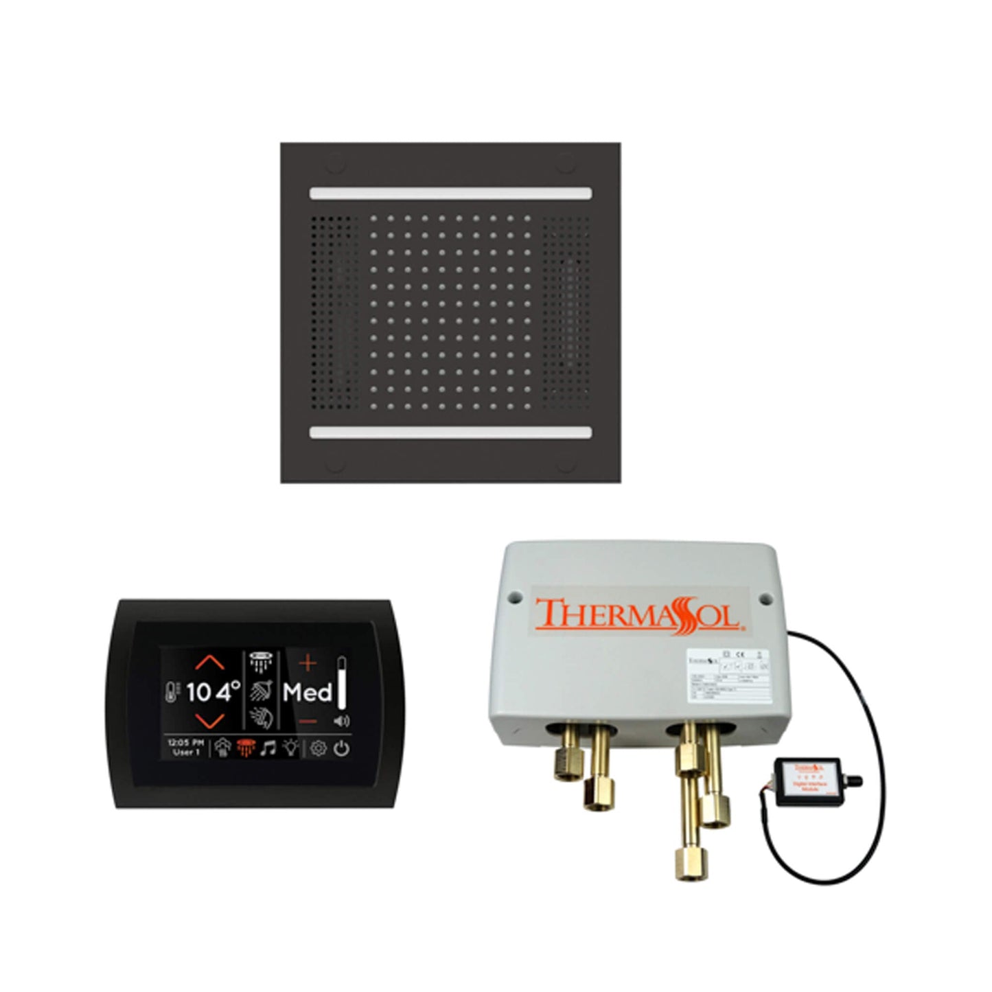ThermaSol STC & HydroVive Wellness Shower Package with Digital Shower Valve