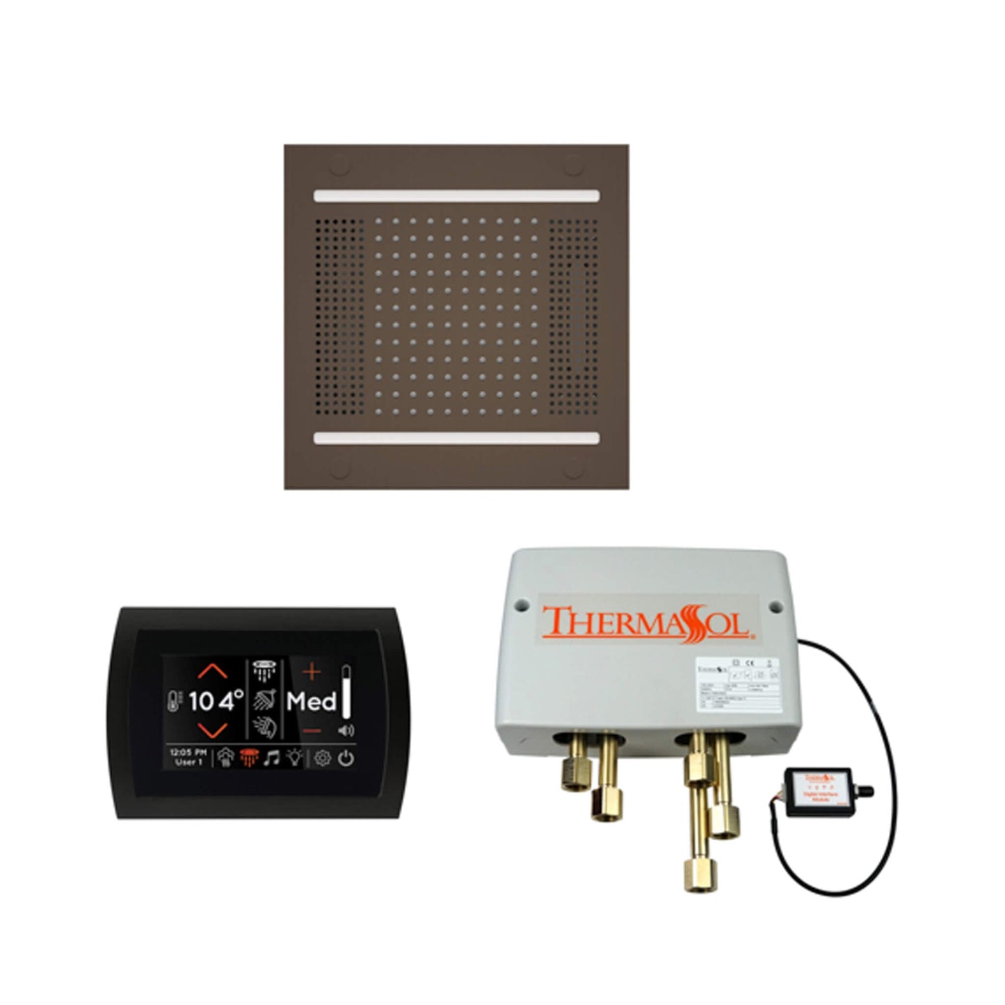 ThermaSol STC & HydroVive Wellness Shower Package with Digital Shower Valve
