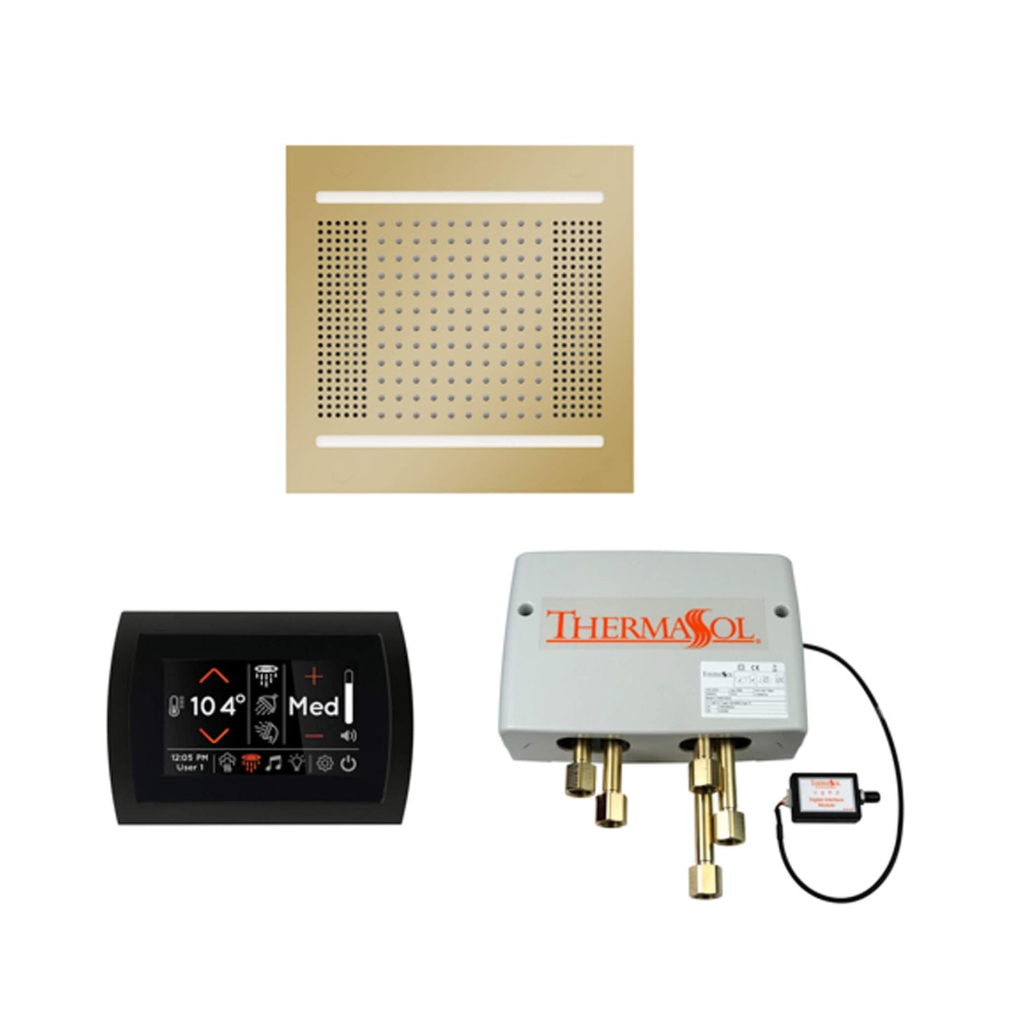 ThermaSol STC & HydroVive Wellness Shower Package with Digital Shower Valve
