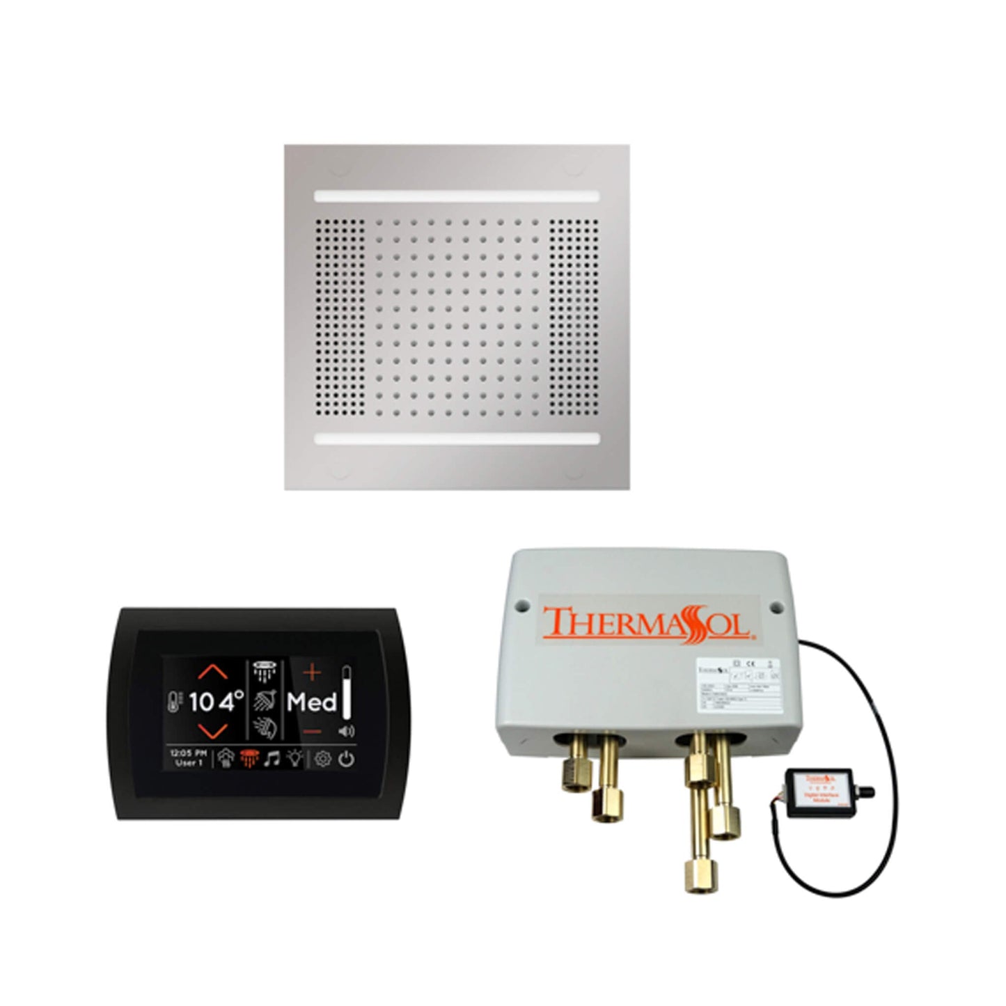 ThermaSol STC & HydroVive Wellness Shower Package with Digital Shower Valve