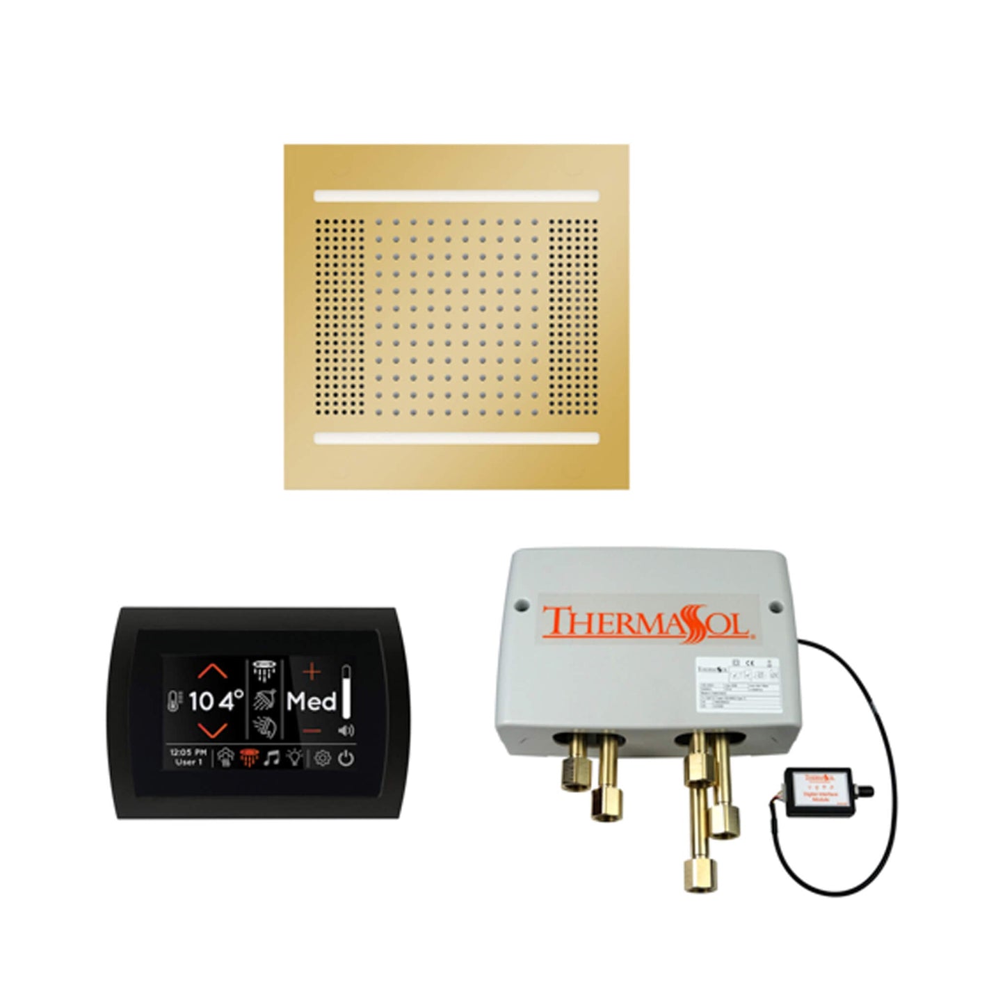 ThermaSol STC & HydroVive Wellness Shower Package with Digital Shower Valve
