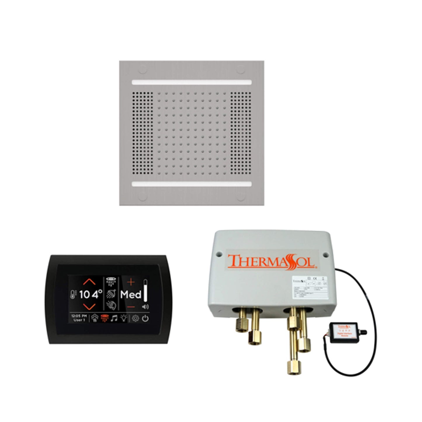 ThermaSol STC & HydroVive Wellness Shower Package with Digital Shower Valve