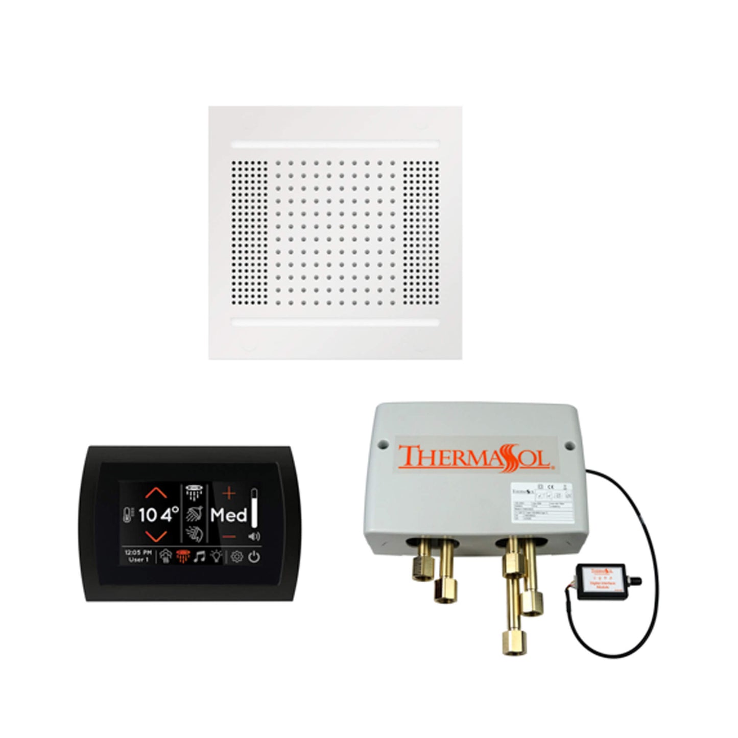 ThermaSol STC & HydroVive Wellness Shower Package with Digital Shower Valve