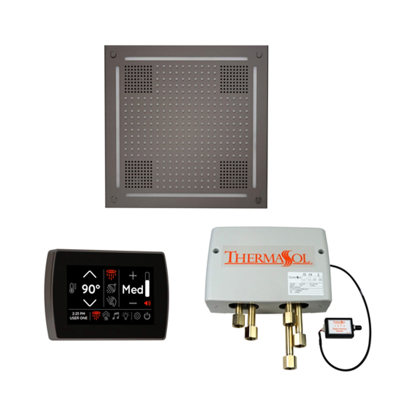 ThermaSol STC & HydroVive Wellness Shower Package with Digital Shower Valve