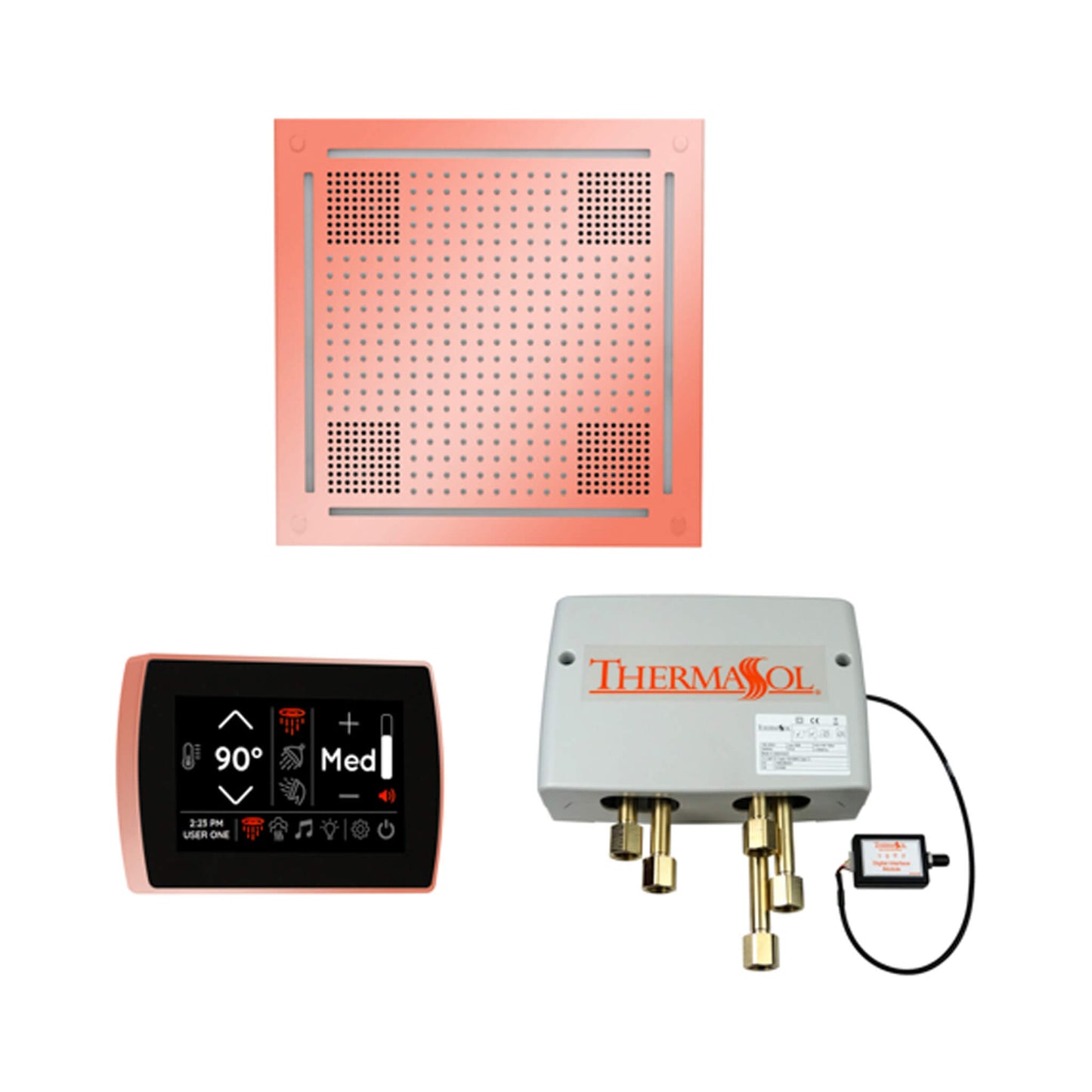 ThermaSol STC & HydroVive Wellness Shower Package with Digital Shower Valve