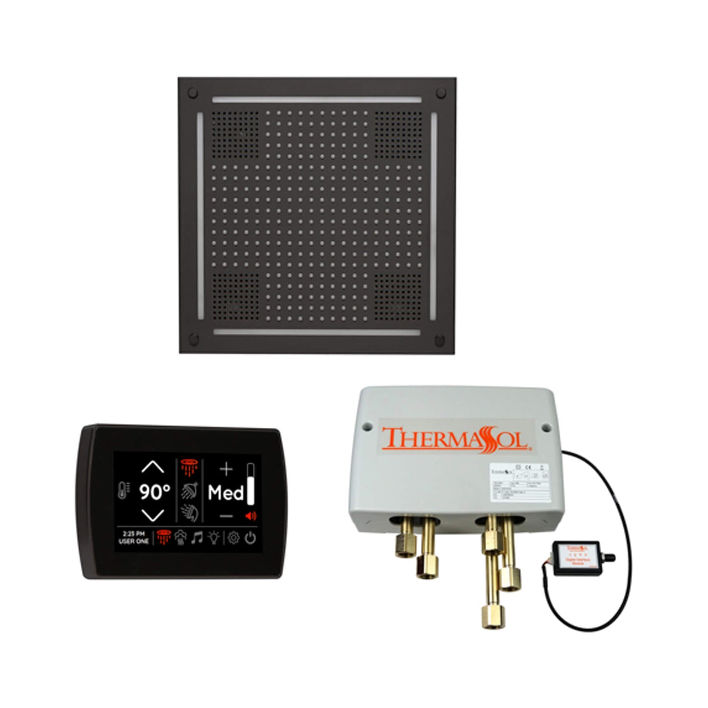 ThermaSol STC & HydroVive Wellness Shower Package with Digital Shower Valve
