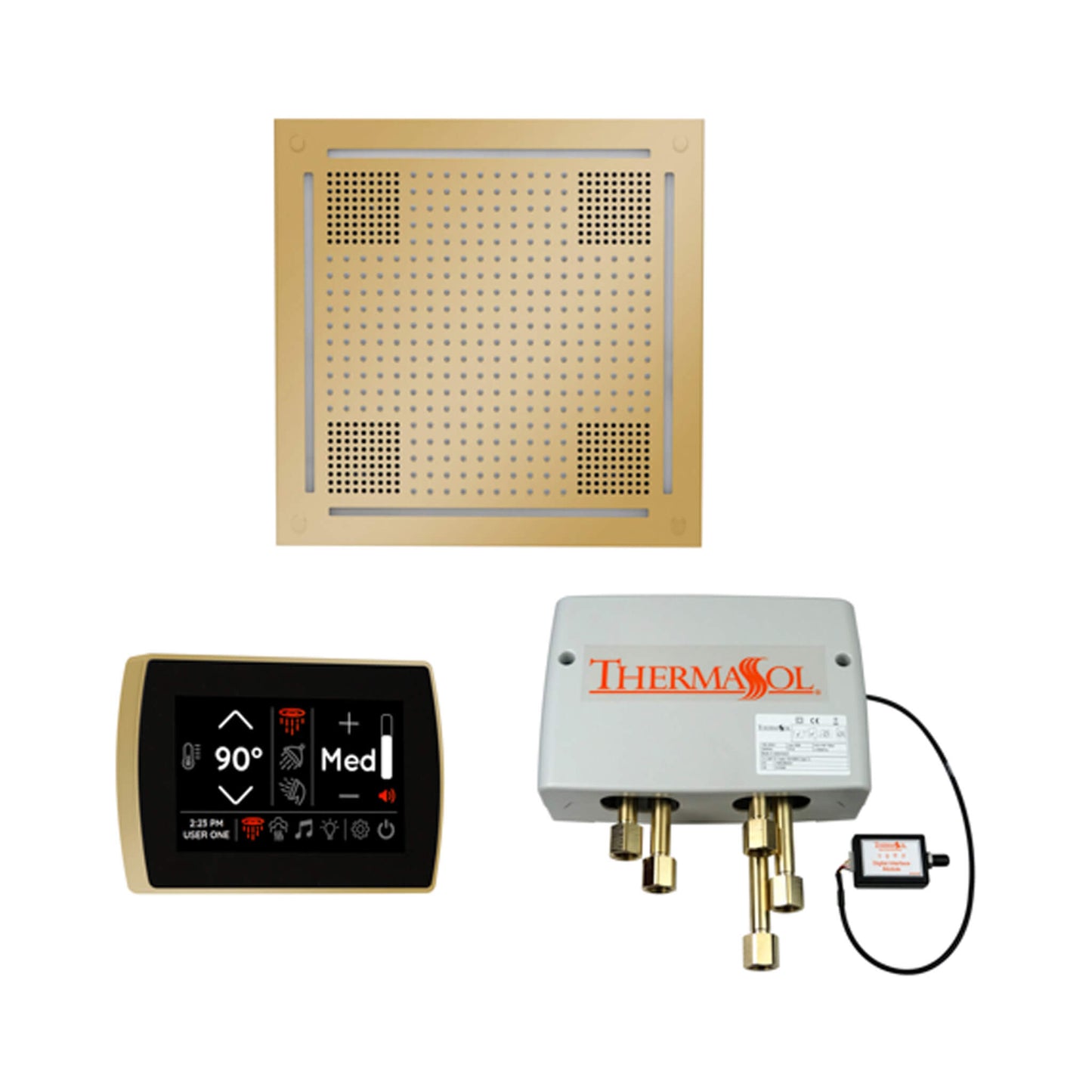 ThermaSol STC & HydroVive Wellness Shower Package with Digital Shower Valve