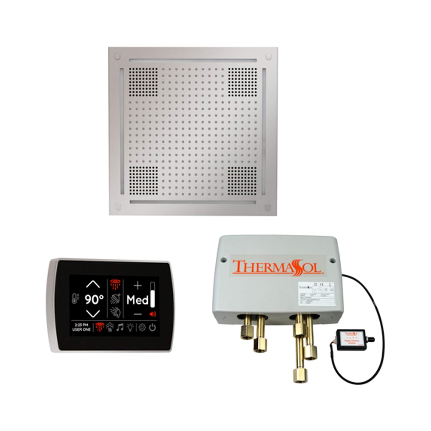 ThermaSol STC & HydroVive Wellness Shower Package with Digital Shower Valve