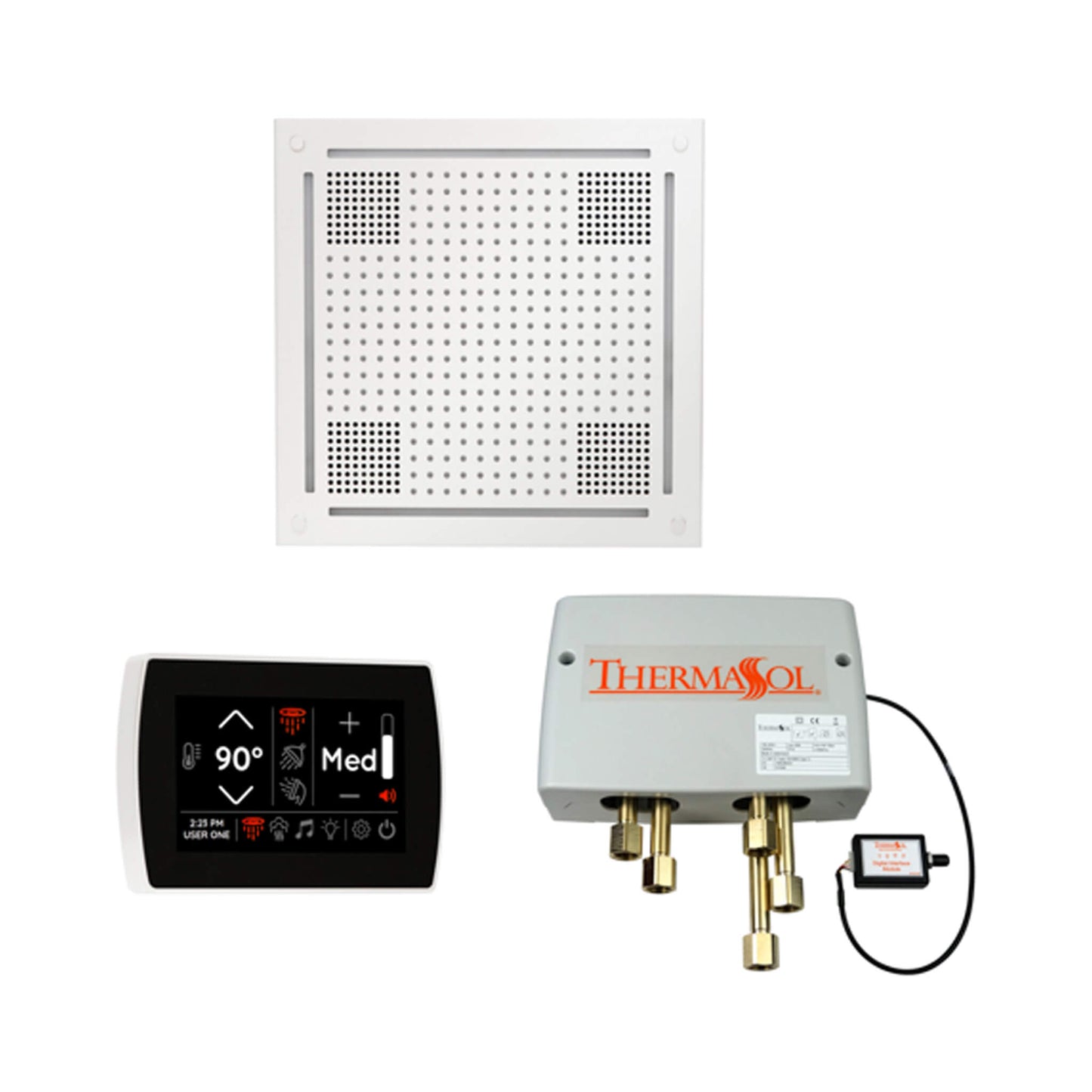 ThermaSol STC & HydroVive Wellness Shower Package with Digital Shower Valve