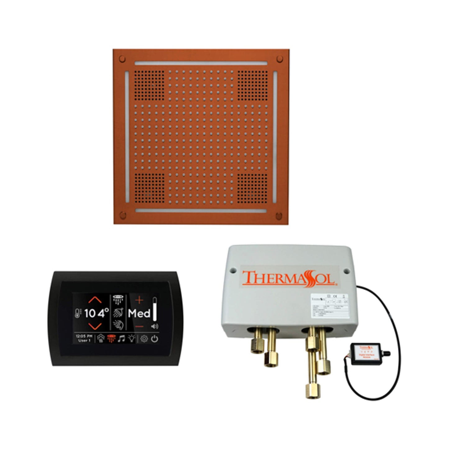 ThermaSol STC & HydroVive Wellness Shower Package with Digital Shower Valve
