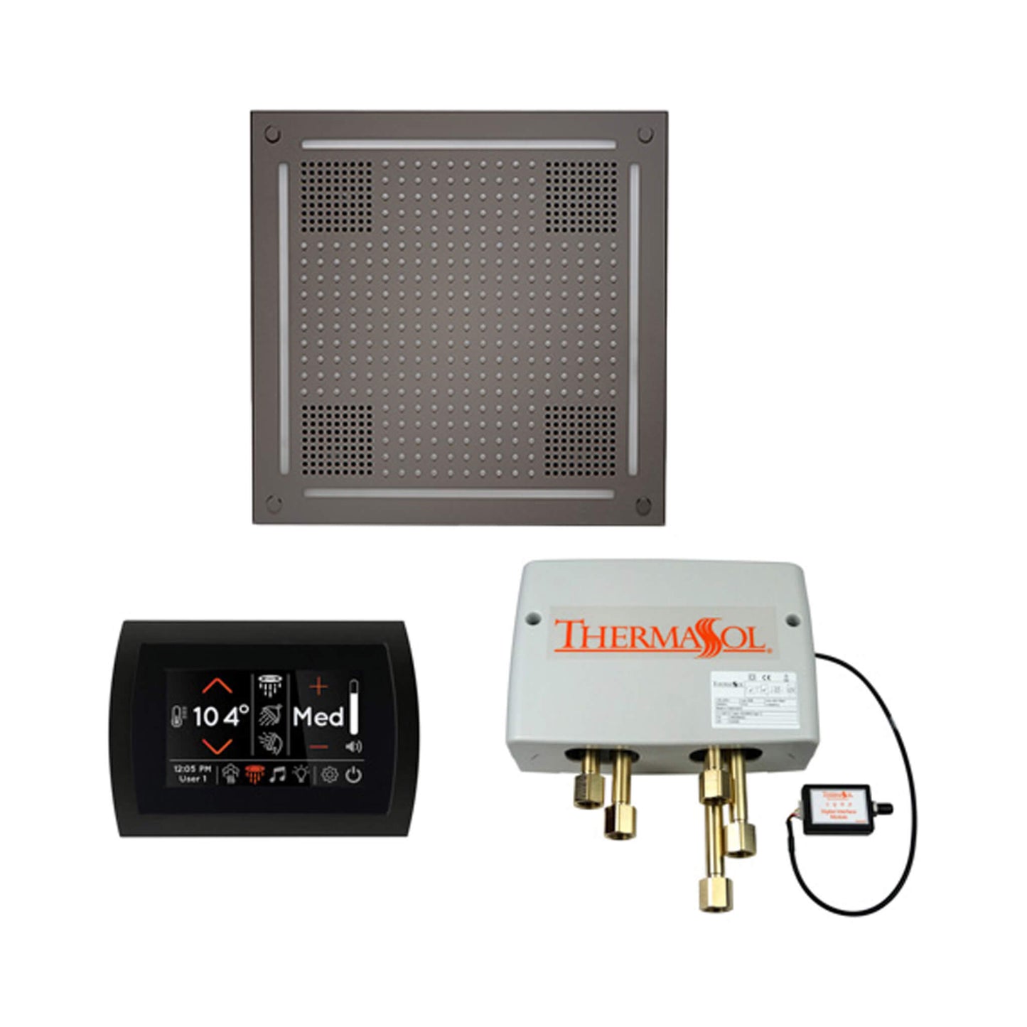 ThermaSol STC & HydroVive Wellness Shower Package with Digital Shower Valve