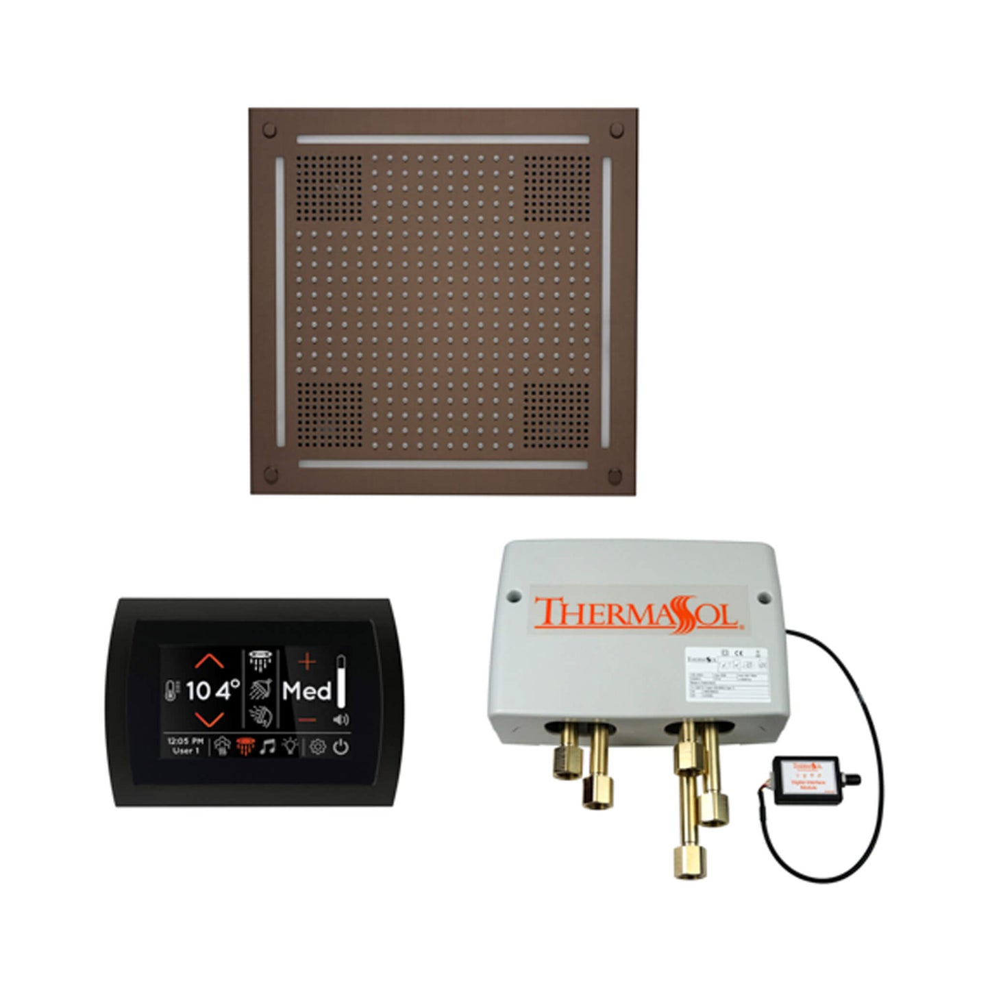 ThermaSol STC & HydroVive Wellness Shower Package with Digital Shower Valve