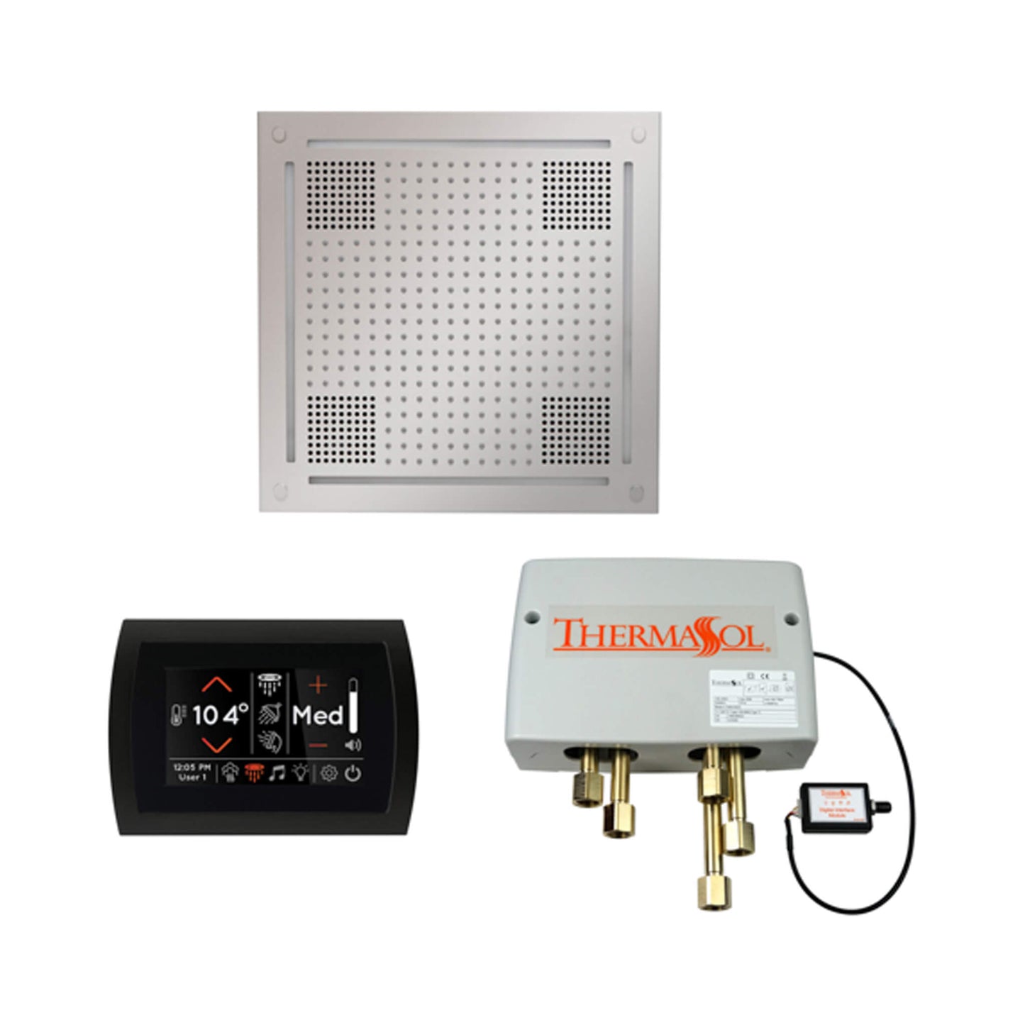 ThermaSol STC & HydroVive Wellness Shower Package with Digital Shower Valve