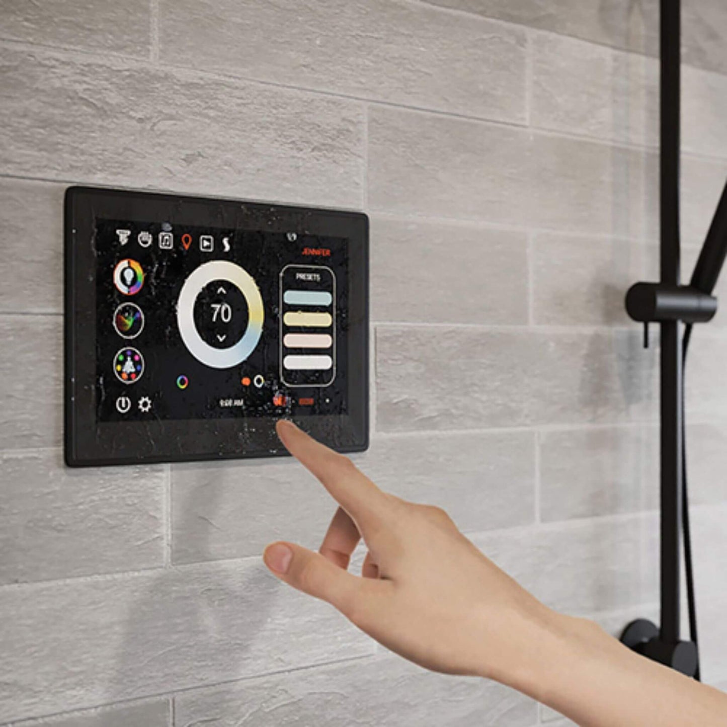 ThermaSol ThermaTouch 10-Inch Round Steam Shower Control Kit