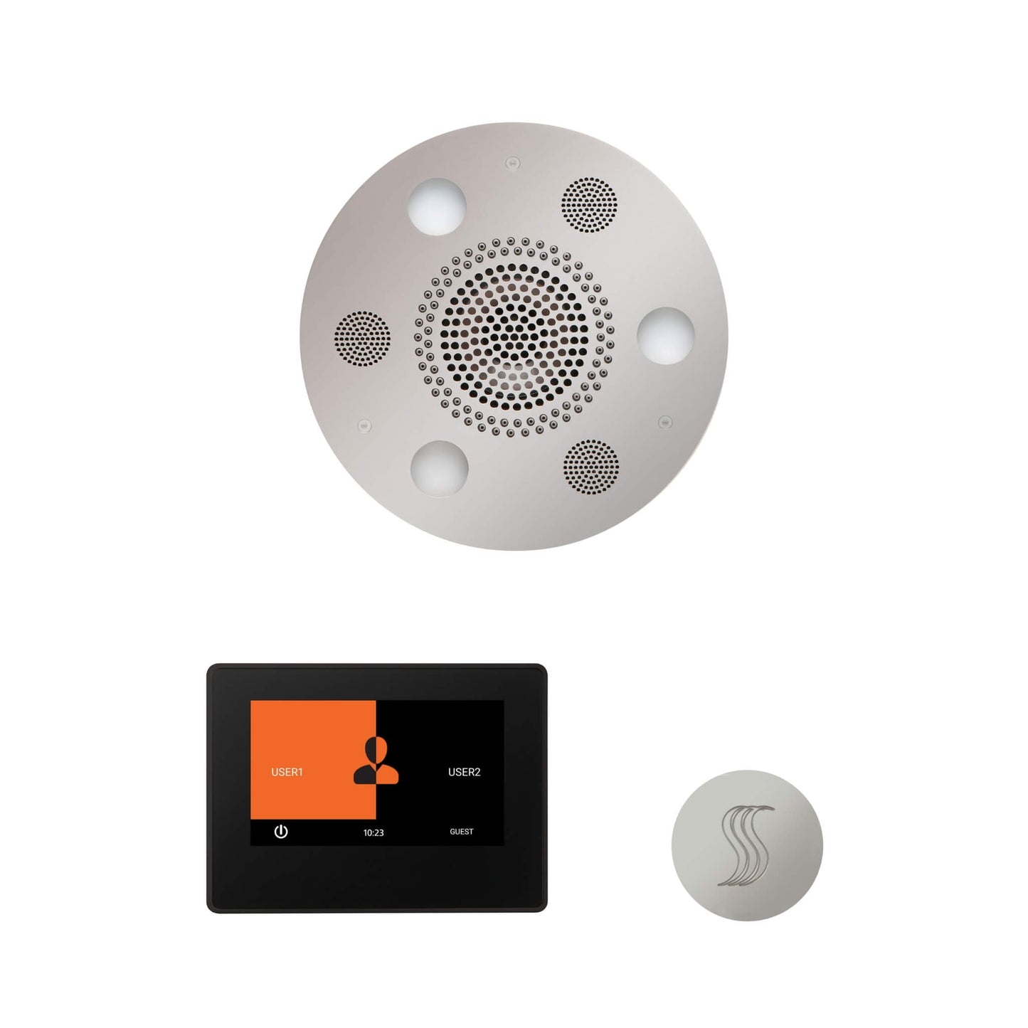 ThermaSol ThermaTouch 7-Inch Wellness Round Steam Control Package