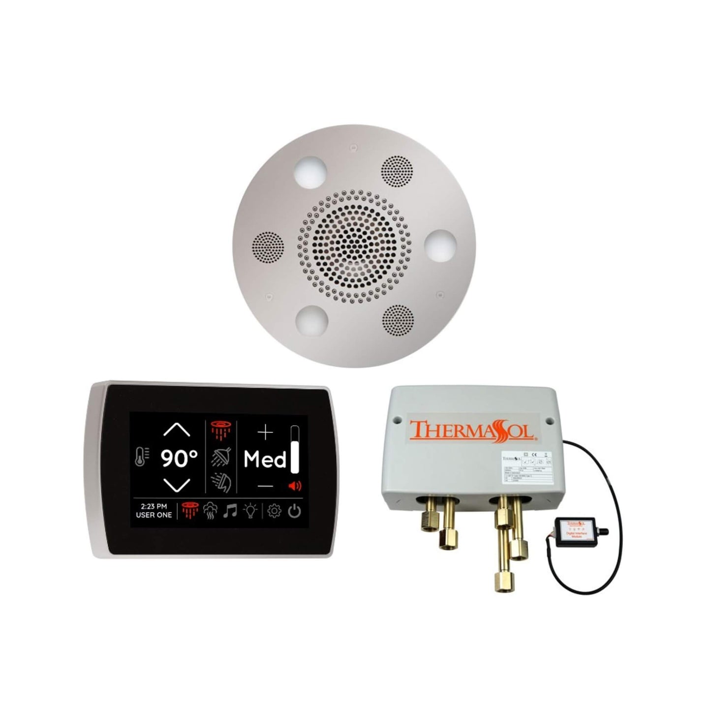 ThermaSol Wellness Shower Control Package With 200 Luminous LED Lights