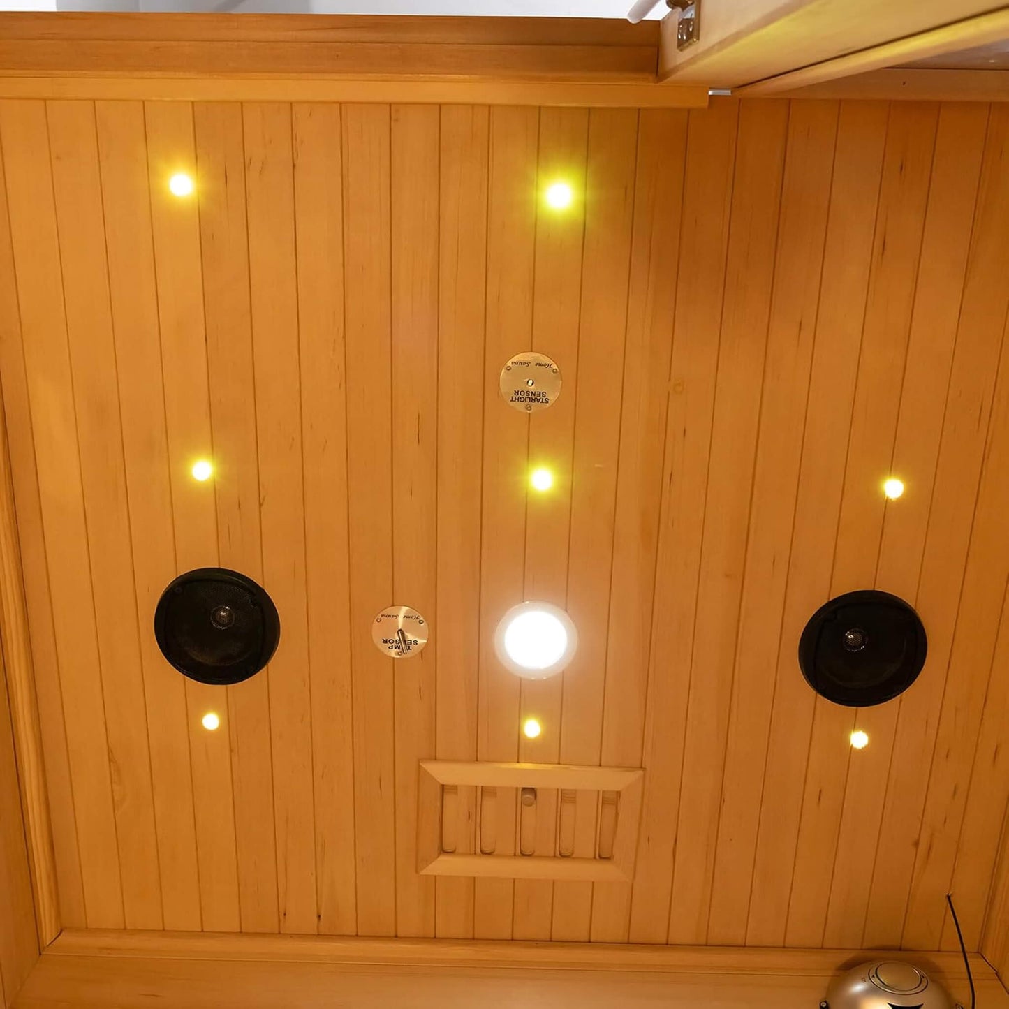 Rövia Luma 2-Person Indoor Hybrid Sauna Room With Infrared And 3.5KW Steam Heaters