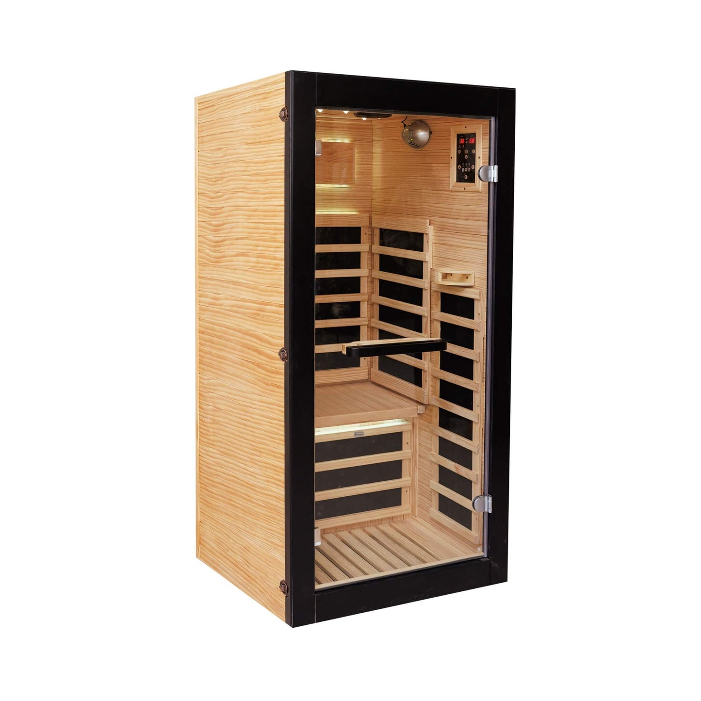 Thermora Single-Person Chilean Pine Infrared Sauna Cabin