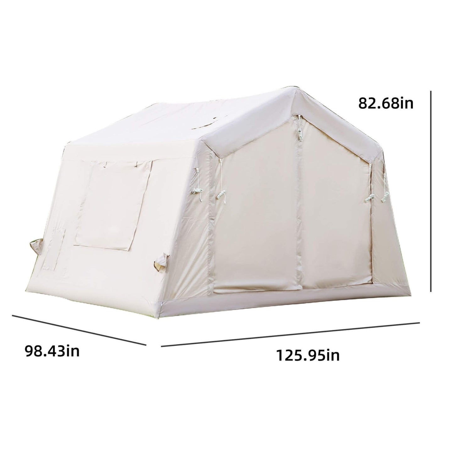 Trailora 4-Season Outdoor 4-6 People Inflatable Blow Up Camping Tent With Air Pump
