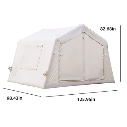 Trailora 4-Season Outdoor 4-6 People Inflatable Blow Up Camping Tent With Air Pump