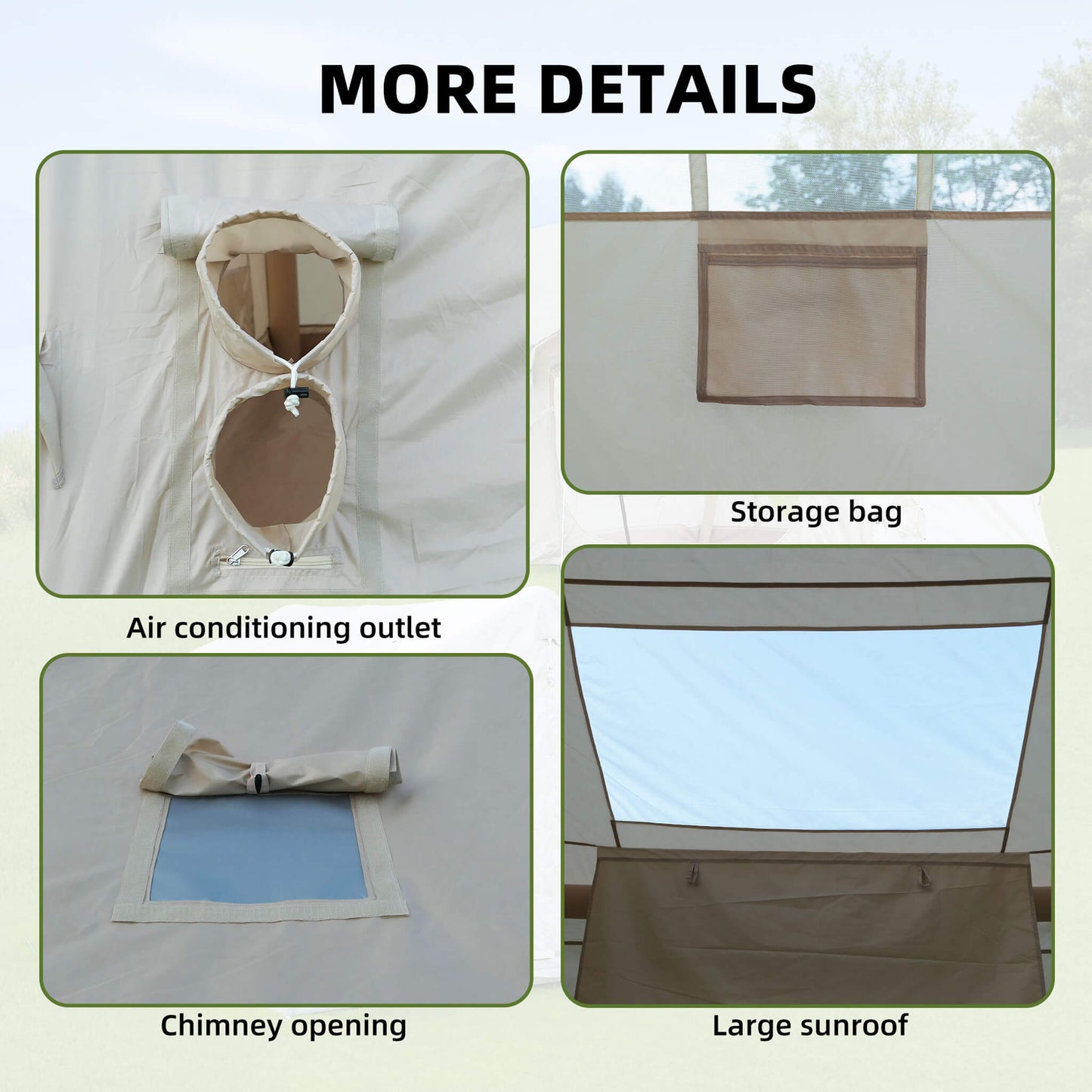 Trailora 4-Season Outdoor 4-6 People Inflatable Blow Up Camping Tent With Air Pump
