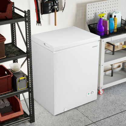 5 CU. FT. - 141 L Compact Chest Freezer with 7-Gear Adjustable Temperature