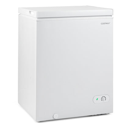 5 CU. FT. - 141 L Compact Chest Freezer with 7-Gear Adjustable Temperature