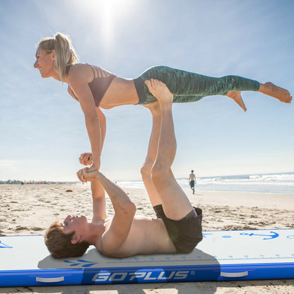 10 Feet Inflatable Gymnastic Tumbling Mat with Electric Pump