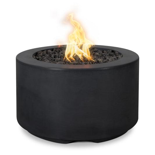 Florence Concrete Fire Pit 32" - Match Lit