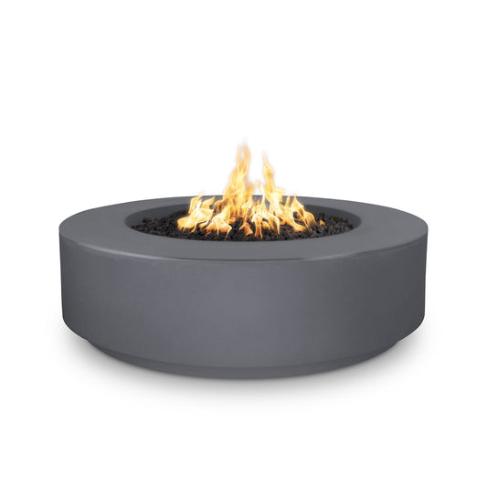 Florence Concrete Fire Pit 42" Low Profile - Match Lit