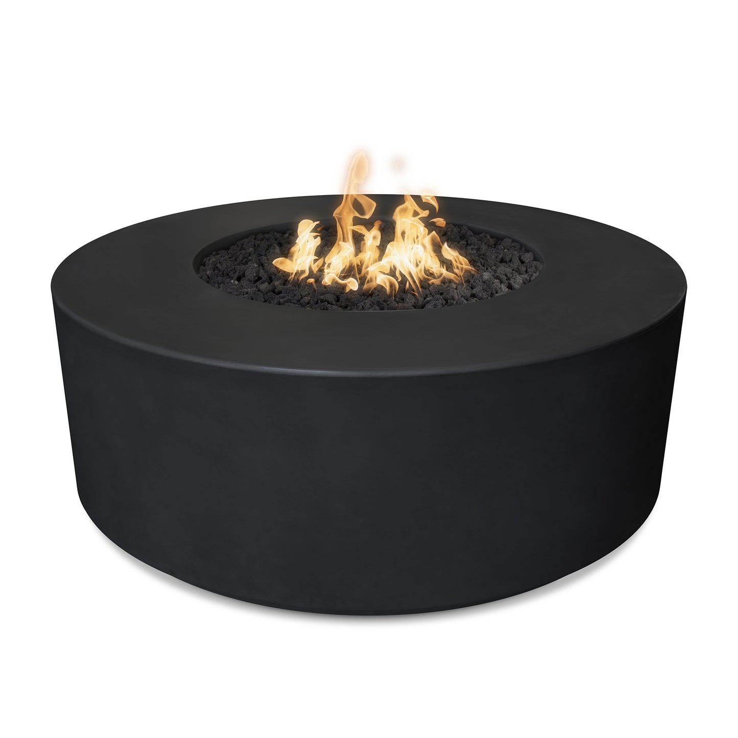 Florence Concrete Fire Pit 54" - Match Lit