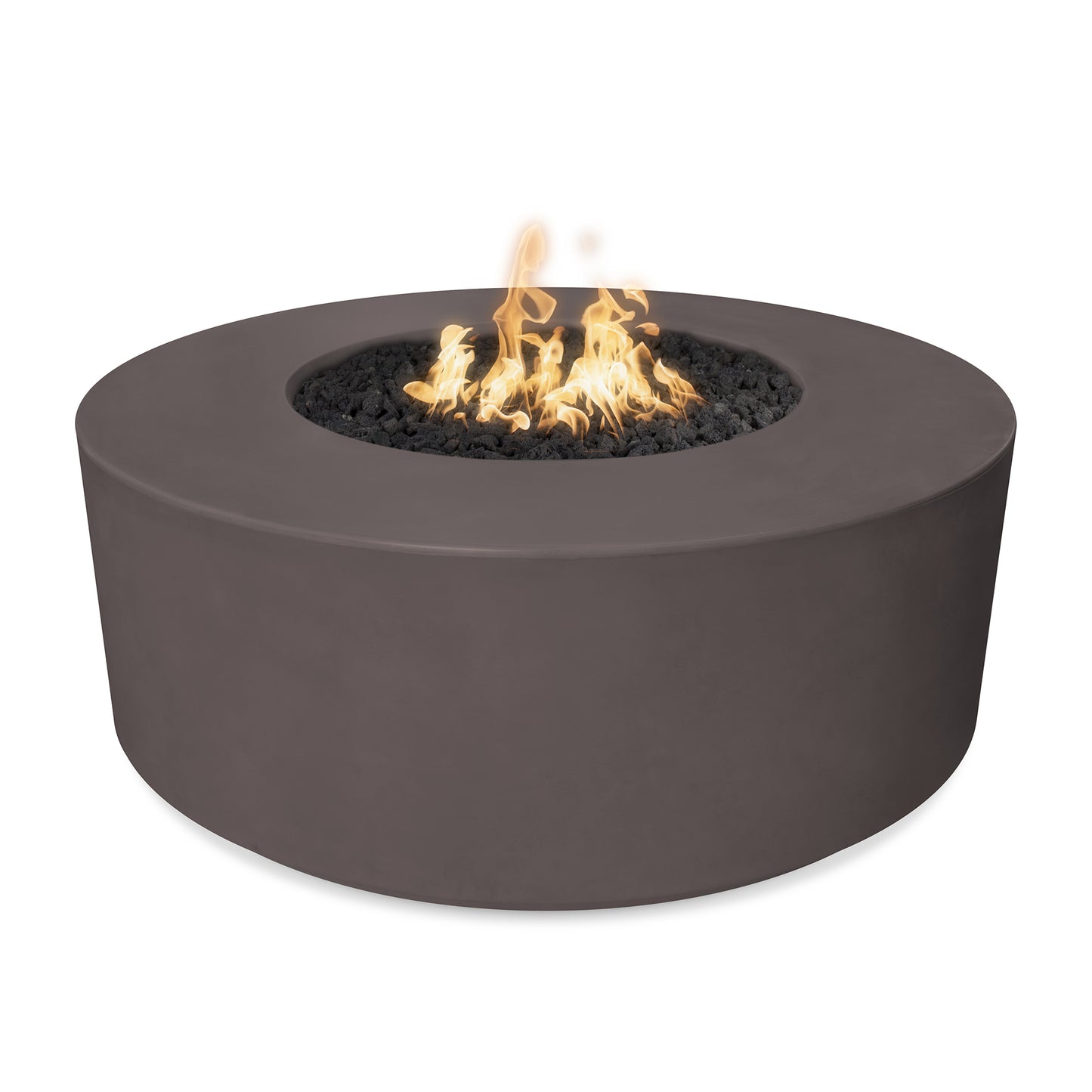 Florence Concrete Fire Pit 54" - Match Lit