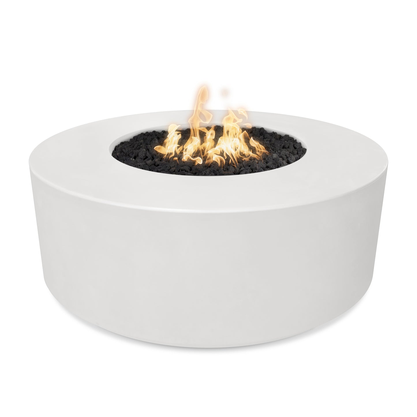 Florence Concrete Fire Pit 54" - Match Lit