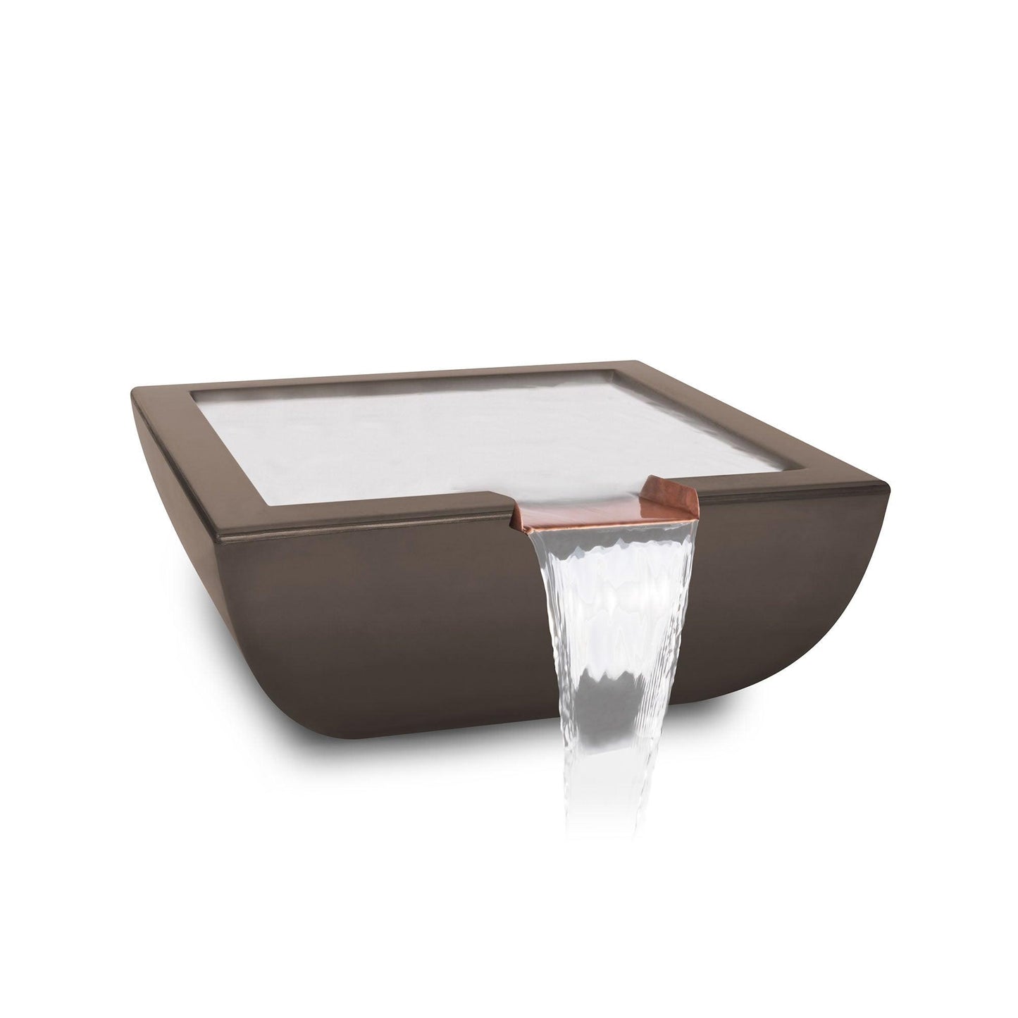 Avalon GFRC Water Bowl Chocolate