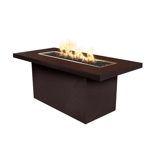 BellaLinearFirePit PowderCoat CopperVein