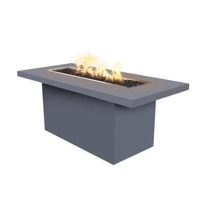 BellaLinearFirePit PowderCoat Gray