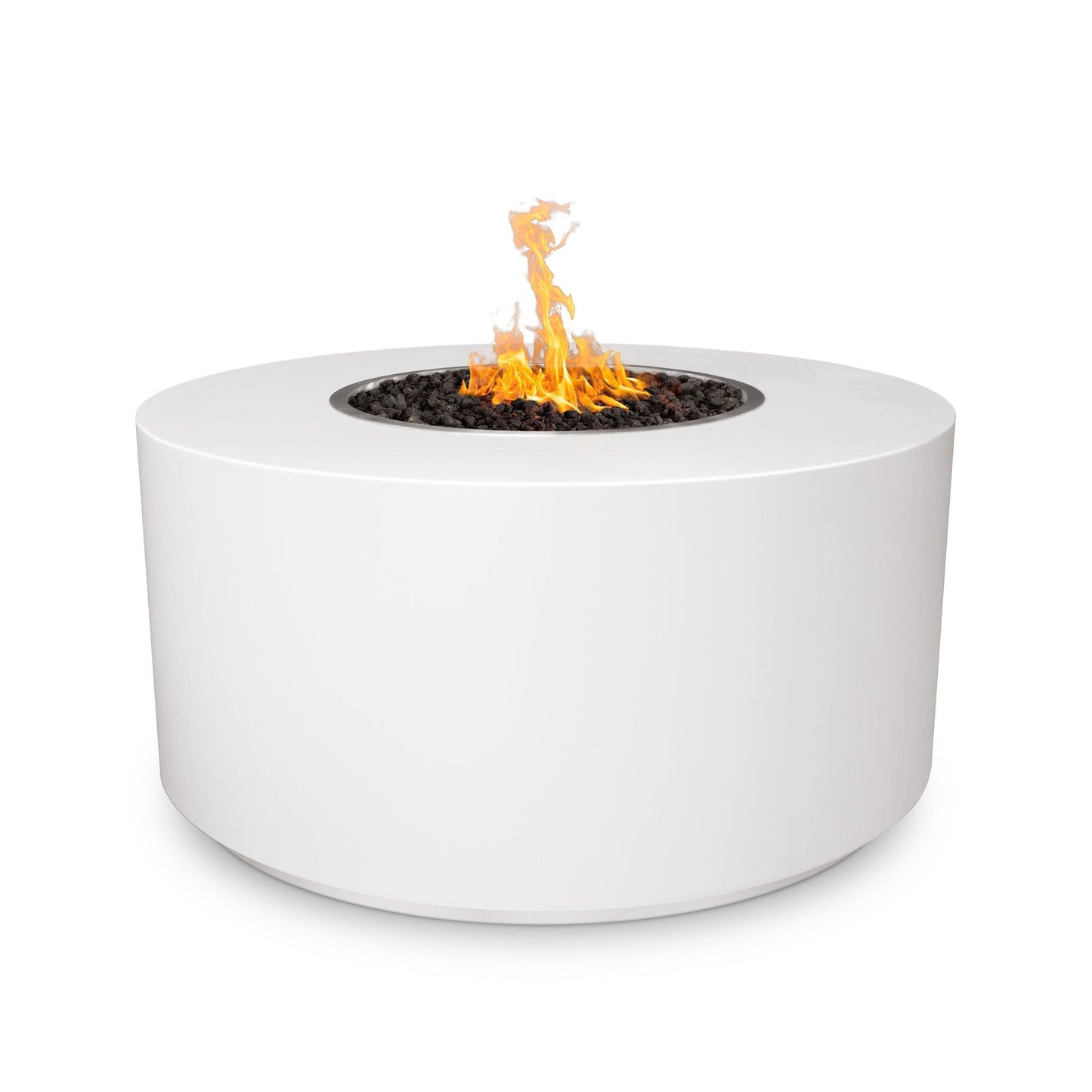 Beverly Fire Pit 42 inch Powder Coat White