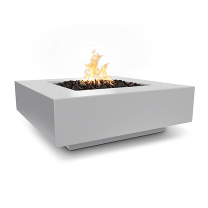 Cabo Square Concrete Fire Pit 60" - Match Lit