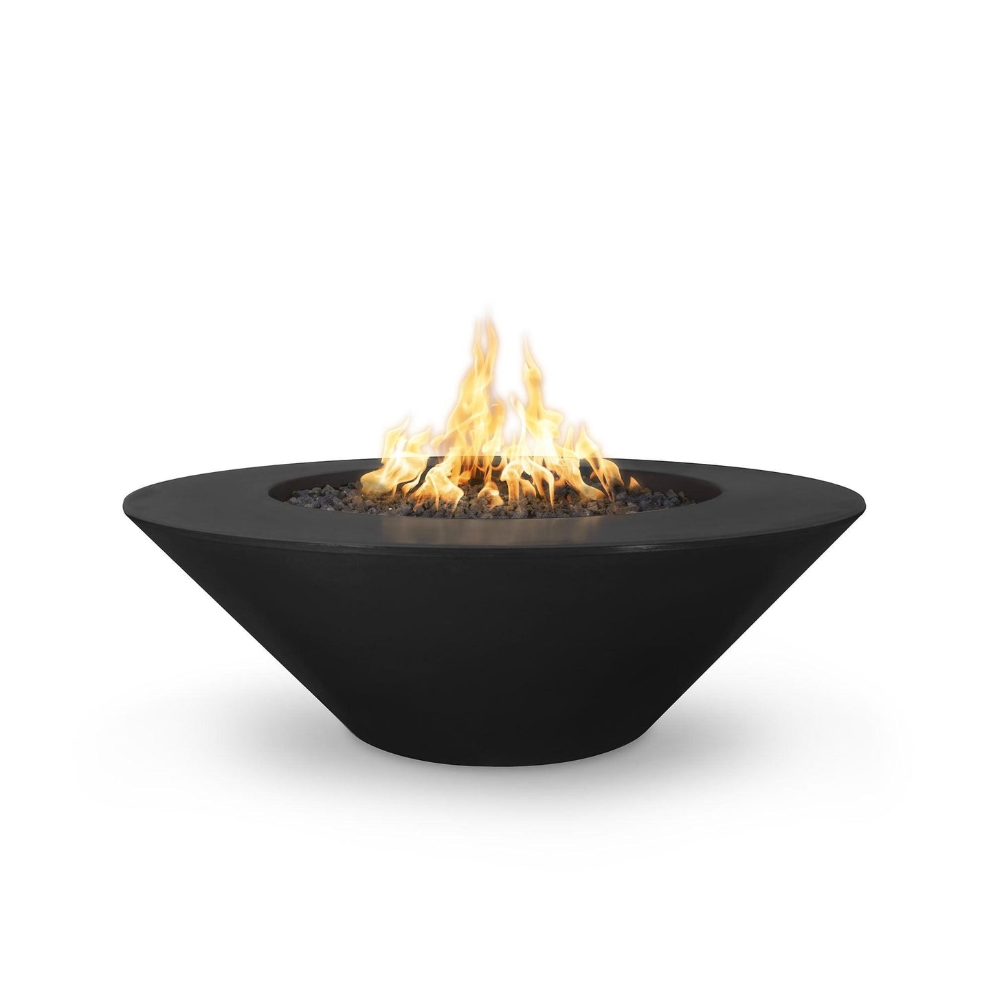 Cazo GFRC Fire Pit with Ledge Black