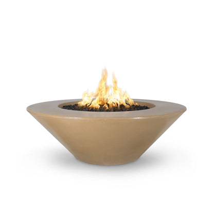 Cazo GFRC Fire Pit with Ledge Brown