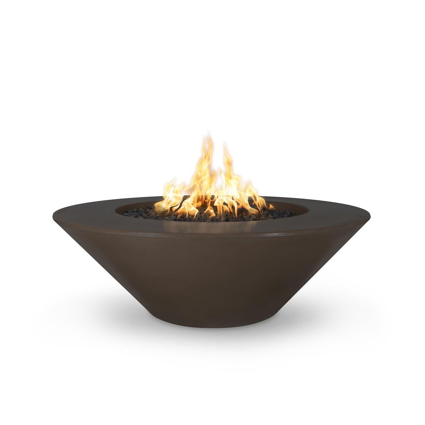 Cazo GFRC Fire Pit with Ledge Chocolate