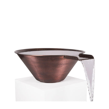 Cazo Water Bowl Hammered Copper