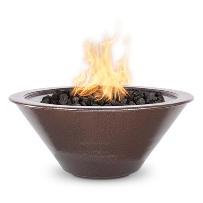 CazoPowderCoatedFireBowl CopperVein