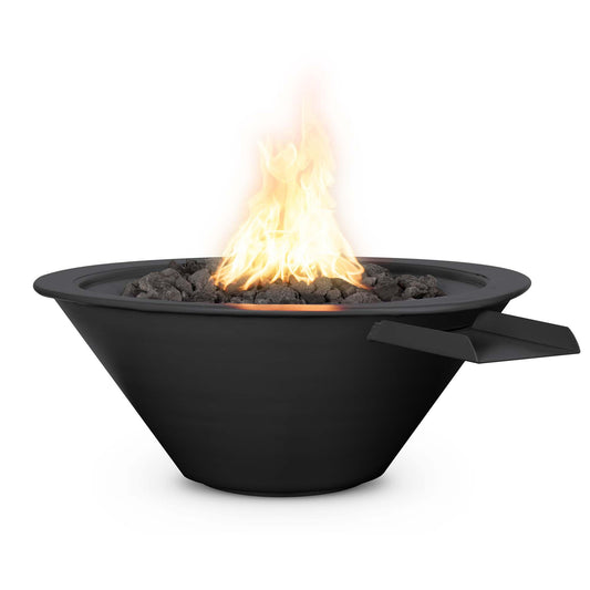 CazoPowderCoatedFireandWaterBowl black