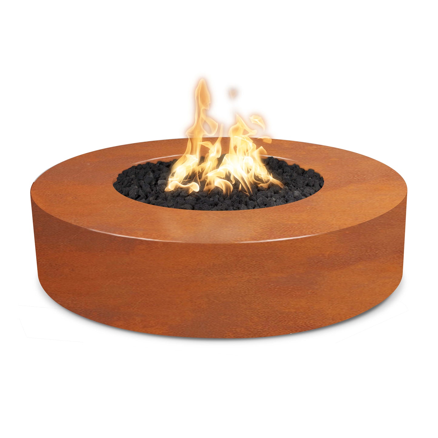 Florence Metal Fire Pit 42" - Match Lit