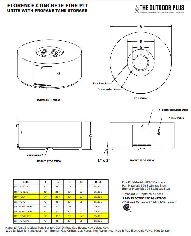 FlorenceSpecSheet54