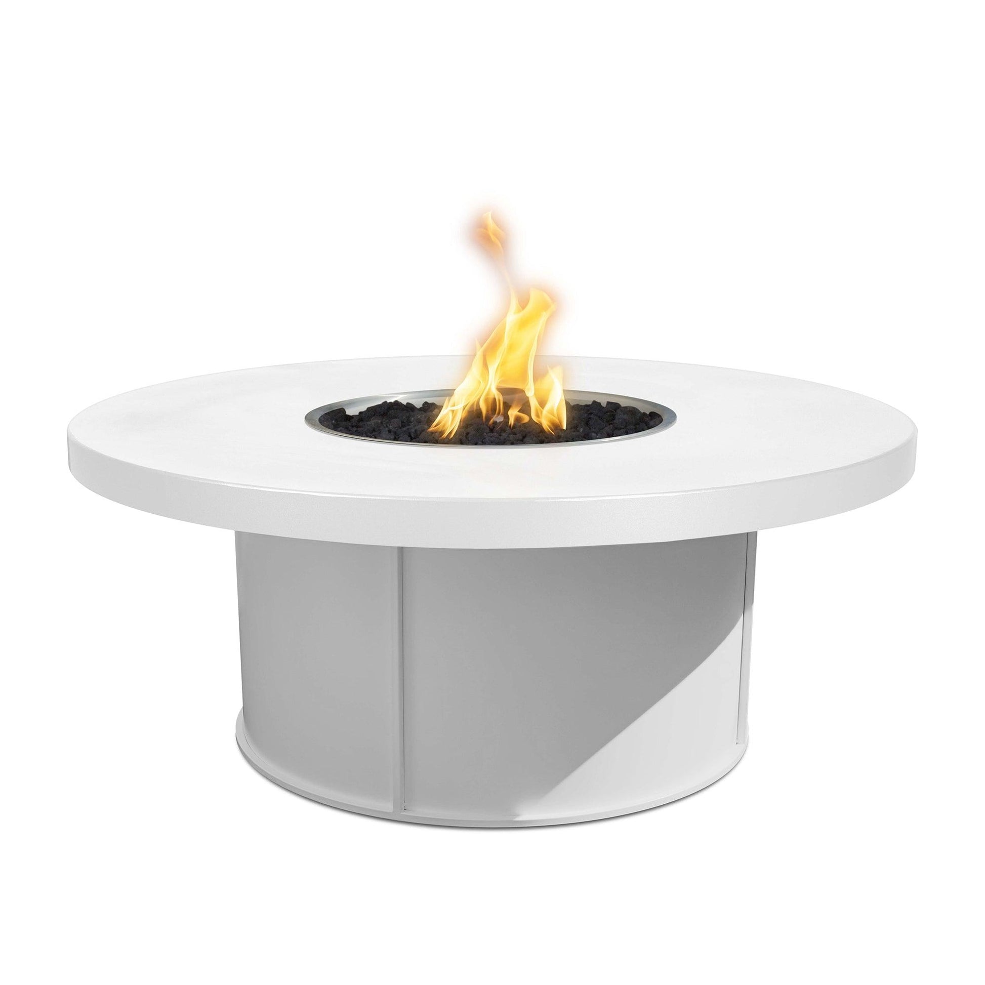 MabelFirePit PowderCoat White