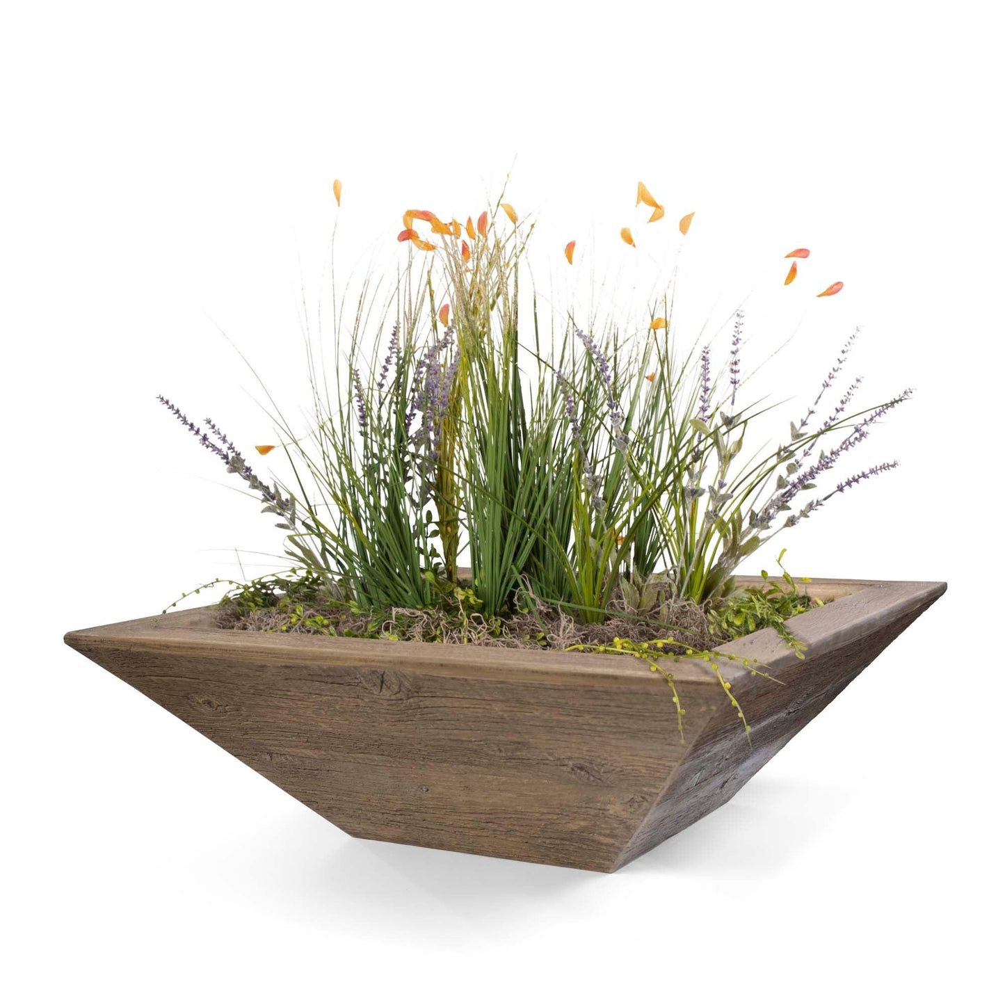 MayaWoodGrain PlanterBowl Oak