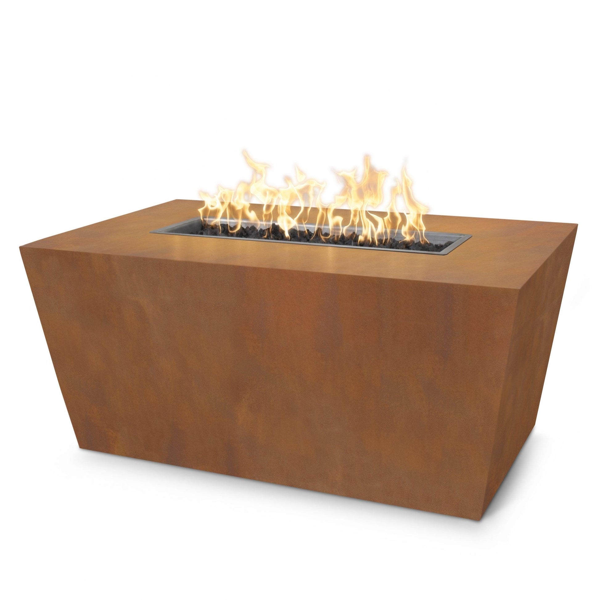 Mesa Corten Steel Fire Pit Table scaled