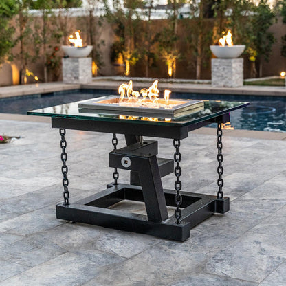 Newton Fire Pit Poolside Lifestyle
